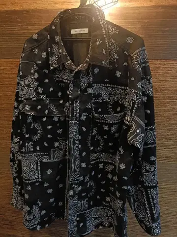FREAK'S STORE 페이즐리 무늬 긴팔 셔츠