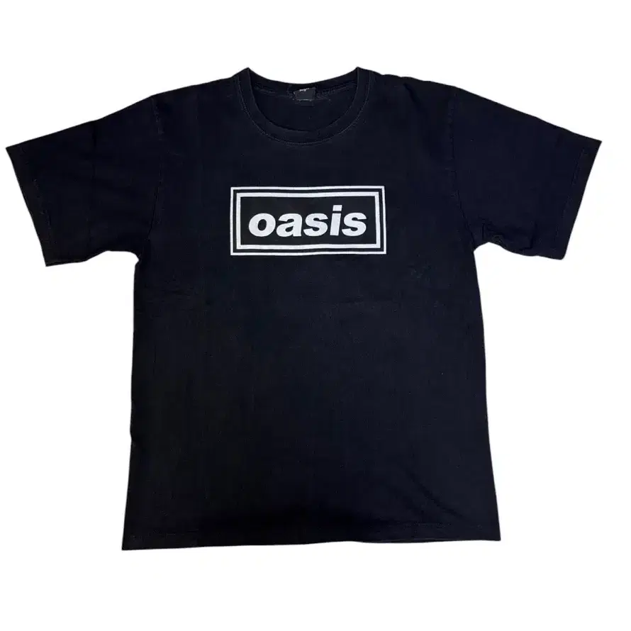 빈티지 00s 오아시스 oasis 90s 북미투어 부틀렉 밴드티 M