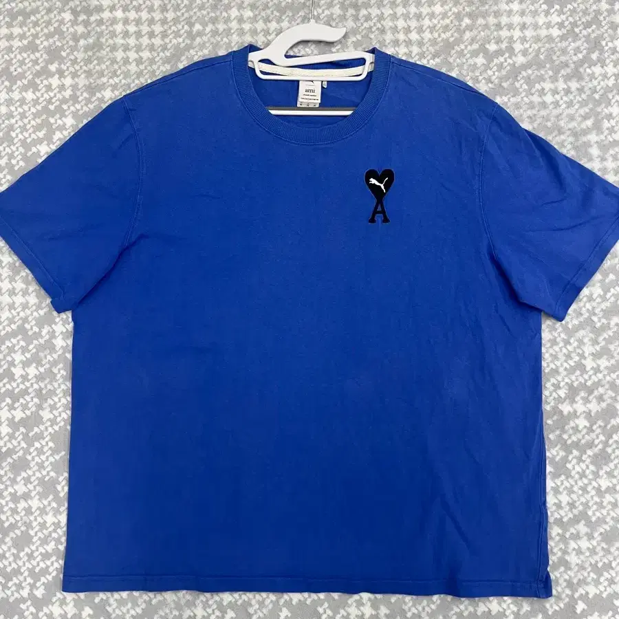 AMI x Puma 콜라보 반팔 블루