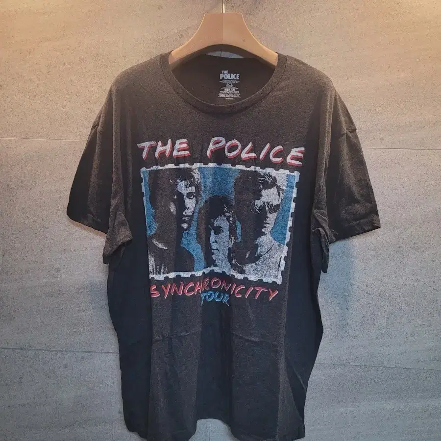 The Police. 싱크로니시티 투어. 반팔티.