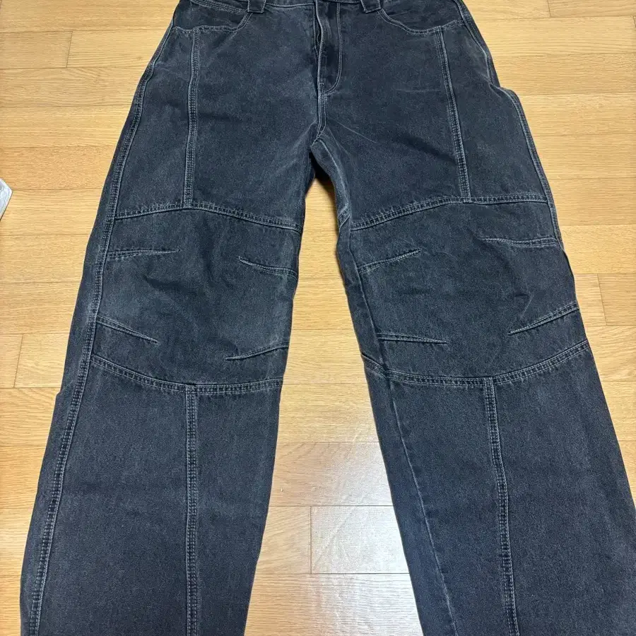 인사일런스 데님 흑청