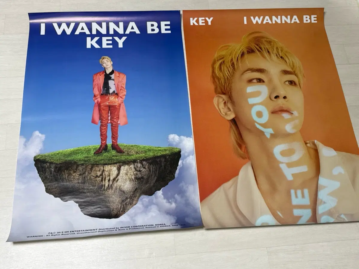 샤이니 키 김기범 아워너비 포스터 2종 일괄