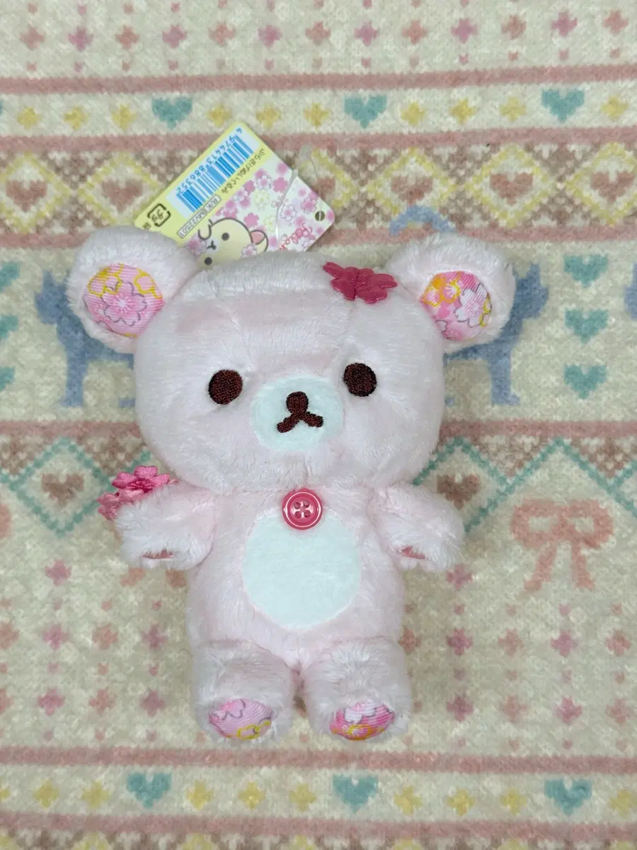 벚꽃 사쿠라 리락쿠마 마스코트 인형