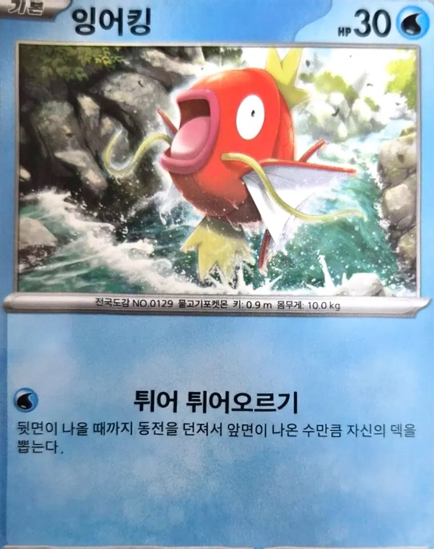 포켓몬카드 151 잉어킹 C 한글판 129/165