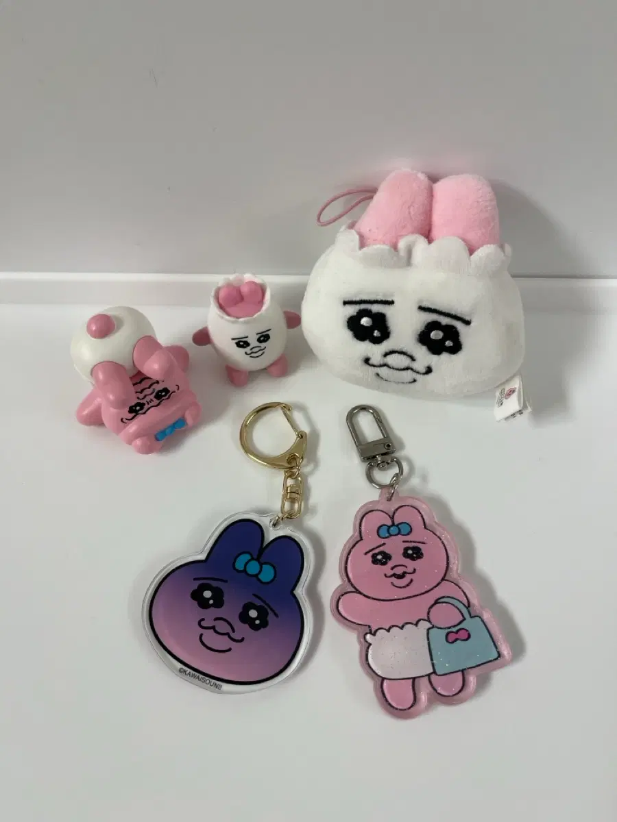 오빤쮸 빤쮸토끼 굿즈 키링 피규어 스티커 일괄