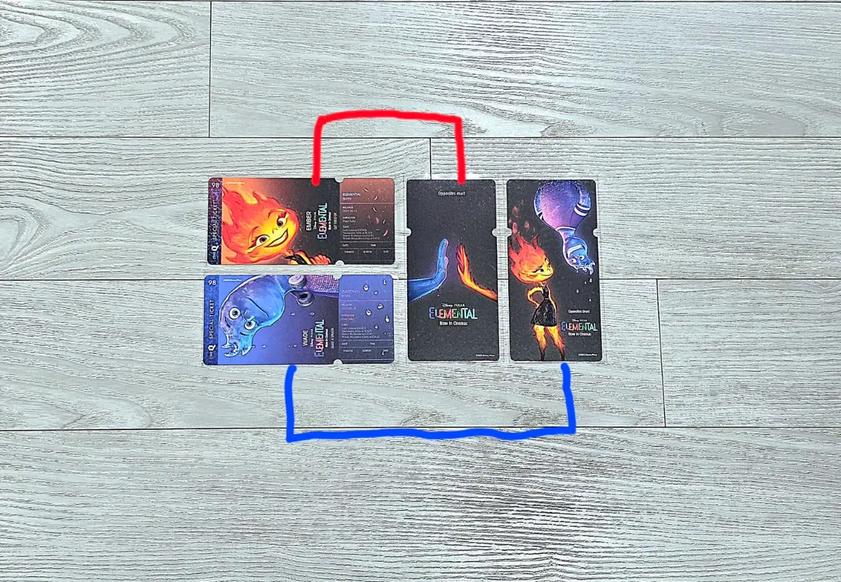 엘리멘탈 스페셜티켓 엘리멘탈 스티특전씨네큐 디즈니 엘리멘탈스페셜티켓 Elemental