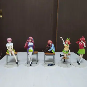 [ 5등분의 신부 ] 1/8 PVC 페인팅 완료품 5세트