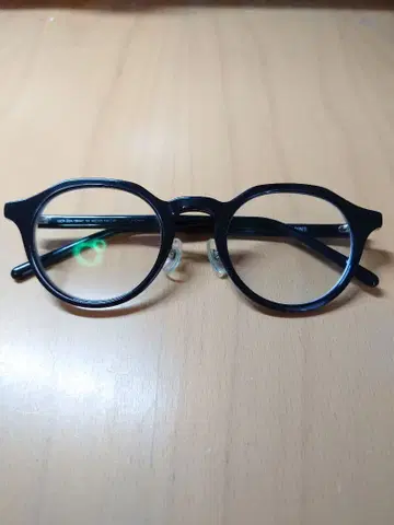 고품질 JINS STANDARD 아세테이트 크라운 판토 안경 블랙
