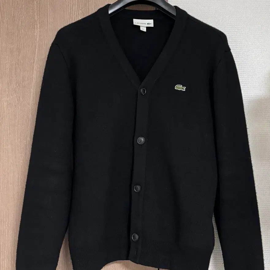 라코스테 가디건 블랙