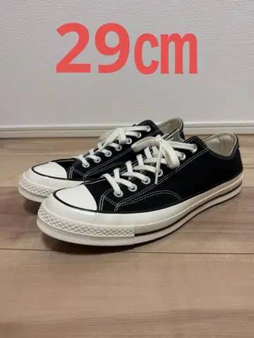 컨버스 CT70 척테일러 블랙 로우 29cm