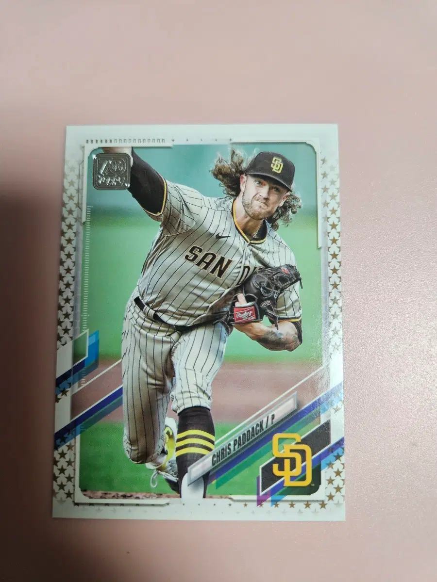 샌디에이고 삼성 용병)크리스 페덱 2021 Topps Gold Star 카드