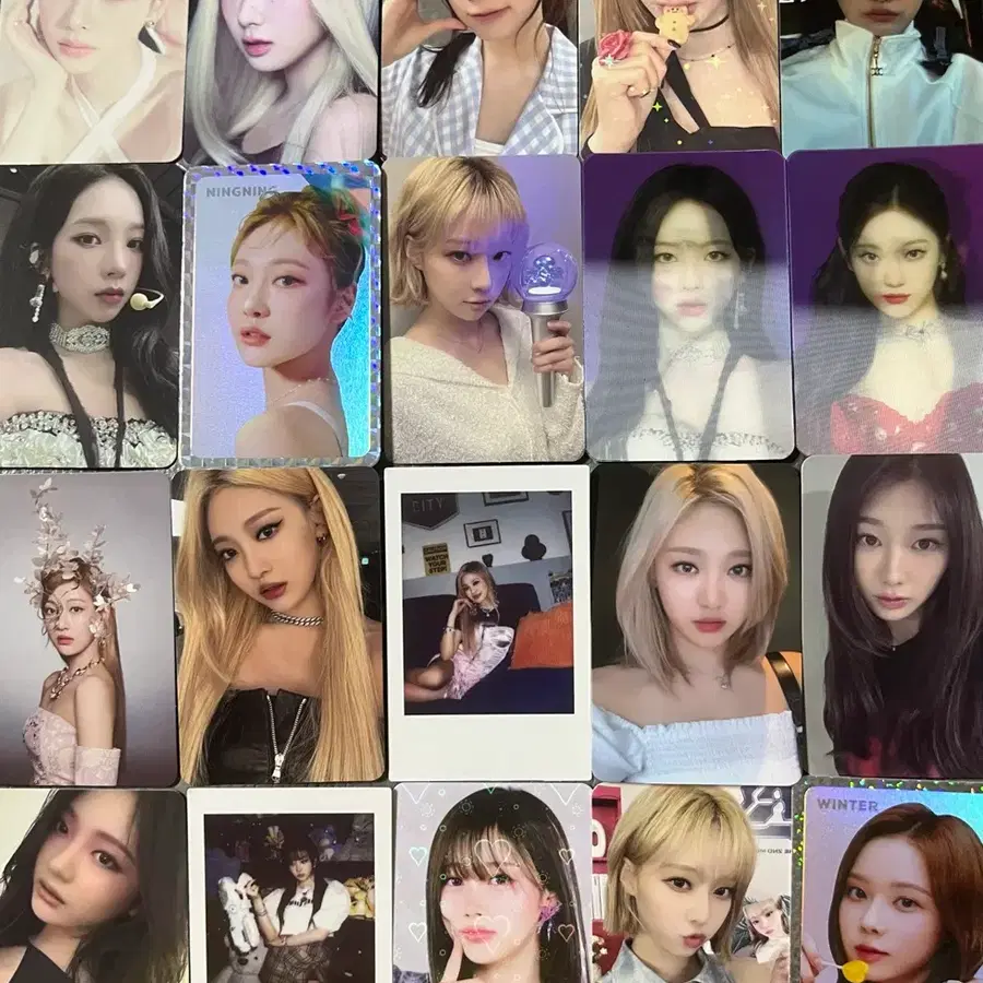 [일괄 양도]에스파 포카 일괄 판매 에버랜드