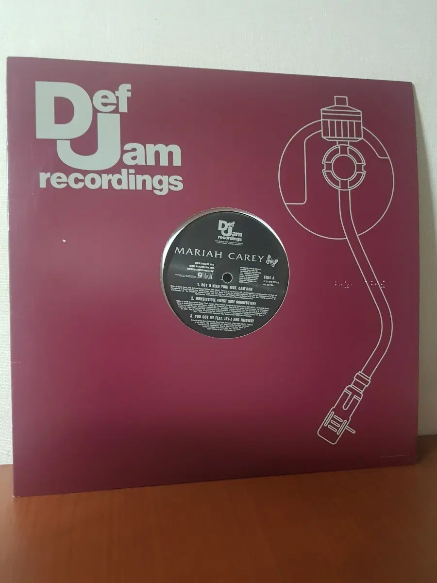 머라이어캐리Mariah Carey Boy/Irresistible/You Got Me 미국반 12인치싱글 바이닐vinyl Def Jam Cam'ron Jay-Z 캄론 제이지 외힙힙합