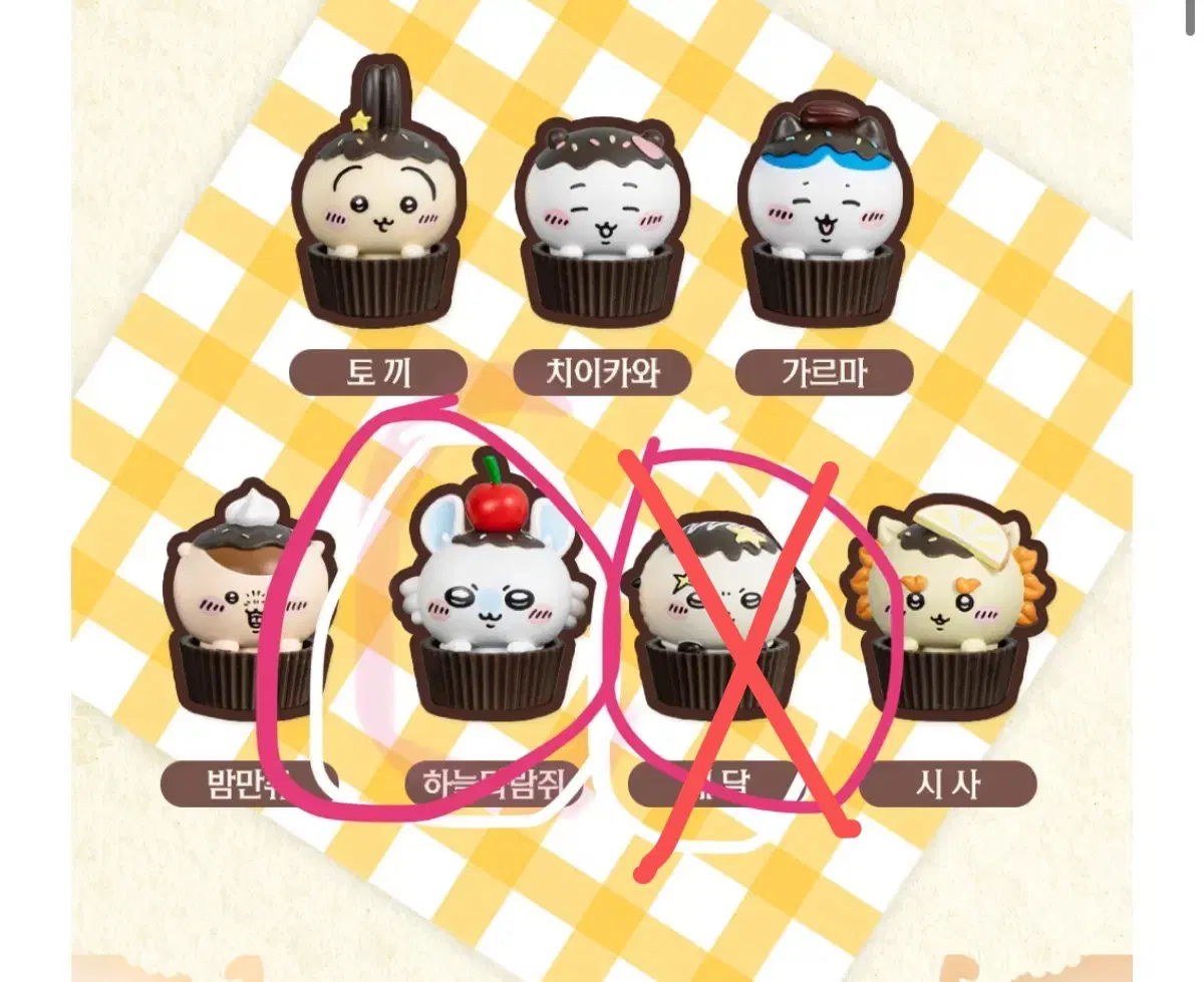 치이카와 먼작귀 모니터 피규어 (모몽가) 새상품