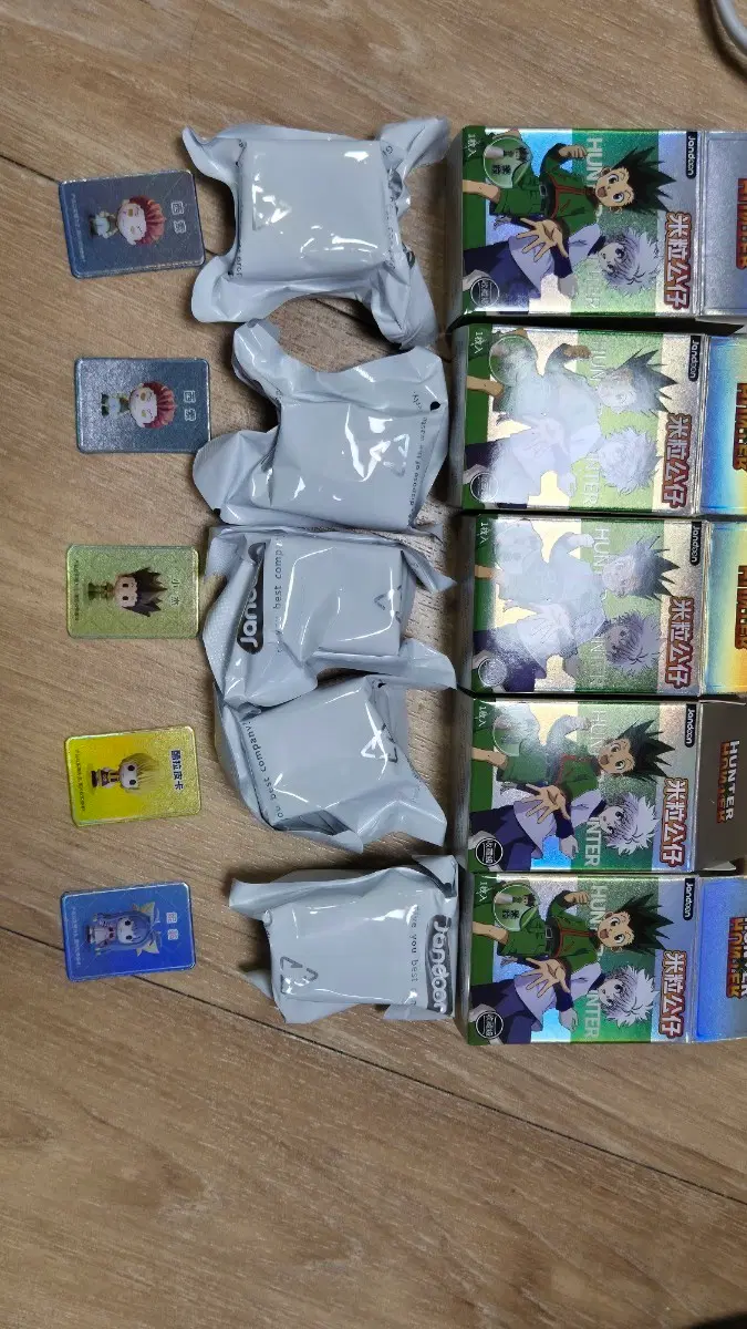 헌터헌터 쌀알피규어 곤 히소카 크라피카 네온 시즈쿠 페이탄 클로로 이르미