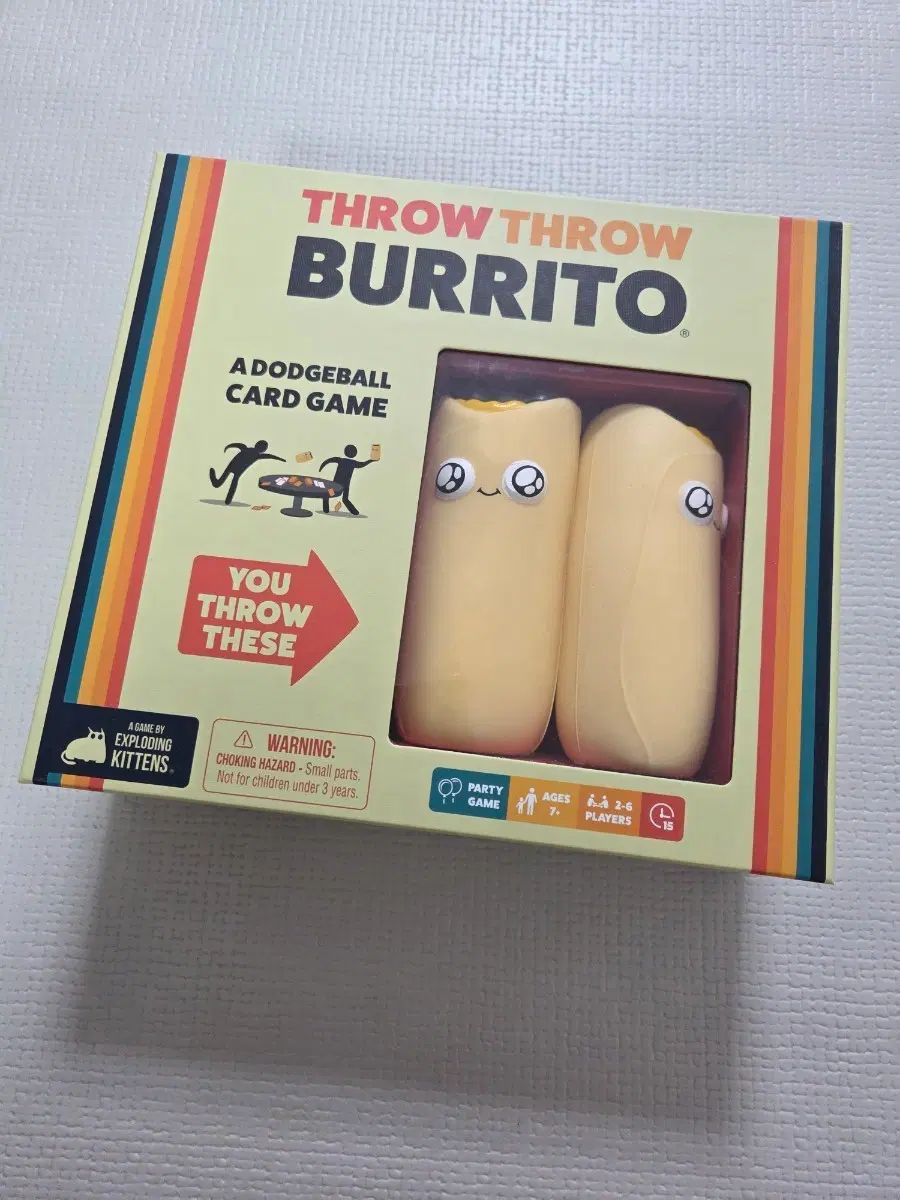 익스플로딩 키튼 Throw Throw Burrito 보드게임 영어 영문판 (새상품, 개봉 노플)