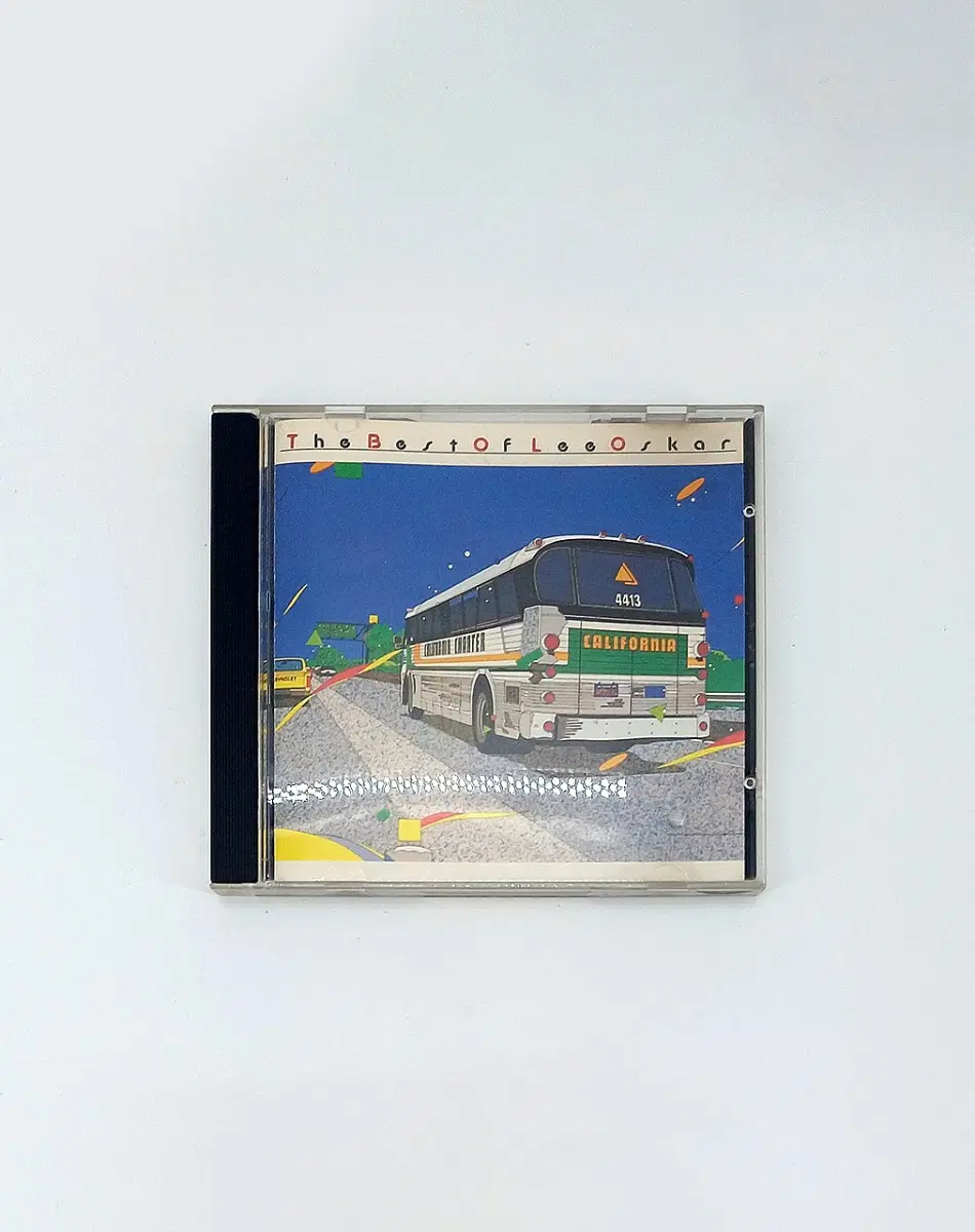 시티팝 일러스트 커버 The Best of Leoskar 빈티지 CD / 리 오스카 베스트 앨범 / 레트로 음반