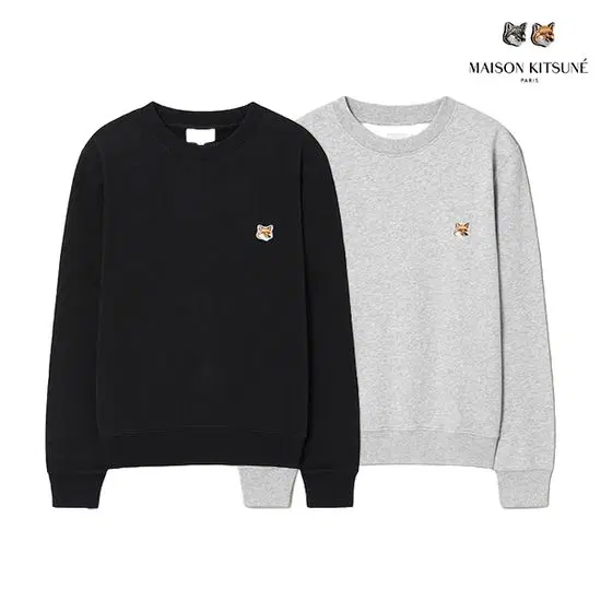 정품/새상품) 메종키츠네 옐로우 폭스 맨투맨 남녀공용 2컬러