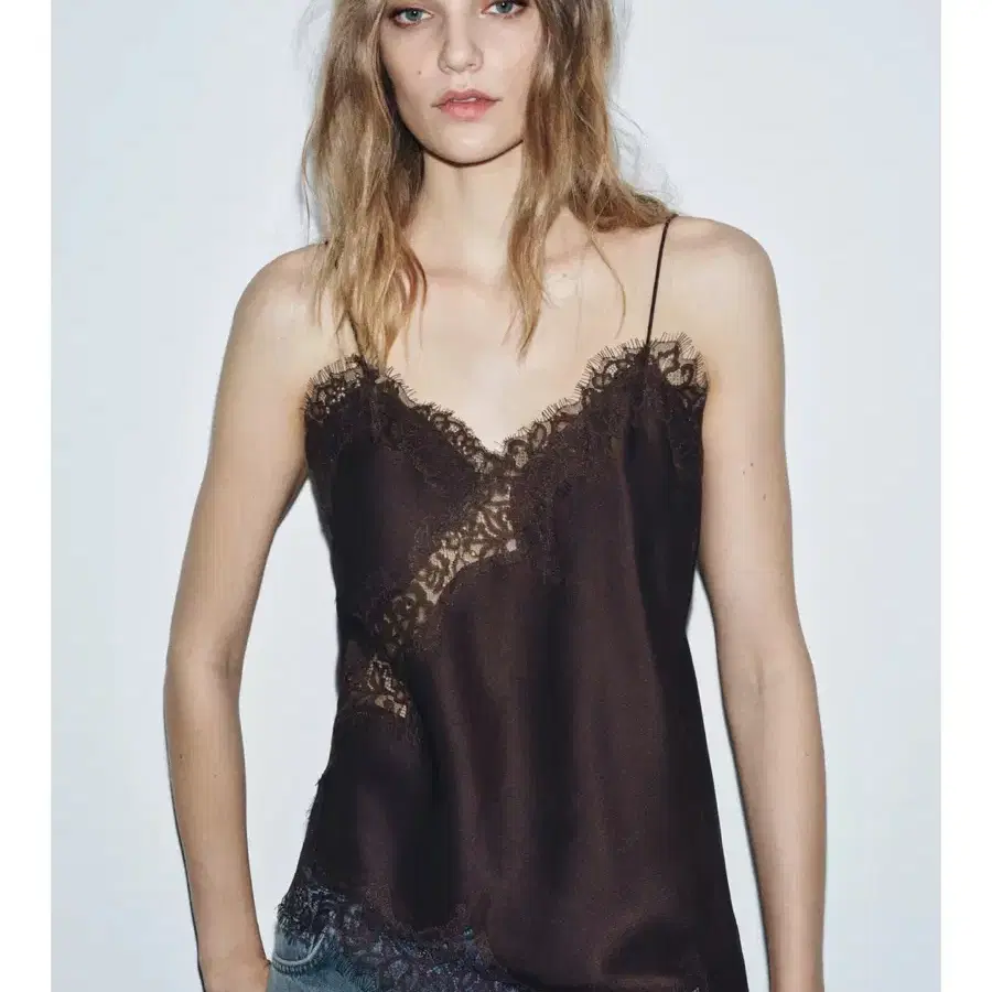 ZARA 레이스 란제리 탑 ZWV 컬렉션