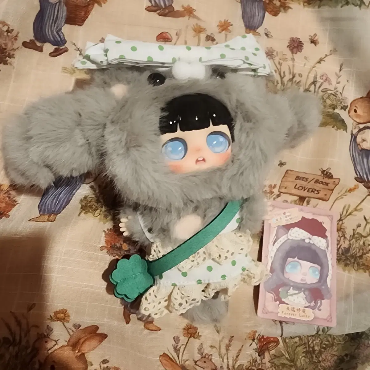 베이비쓰리 피카부 인형 키링