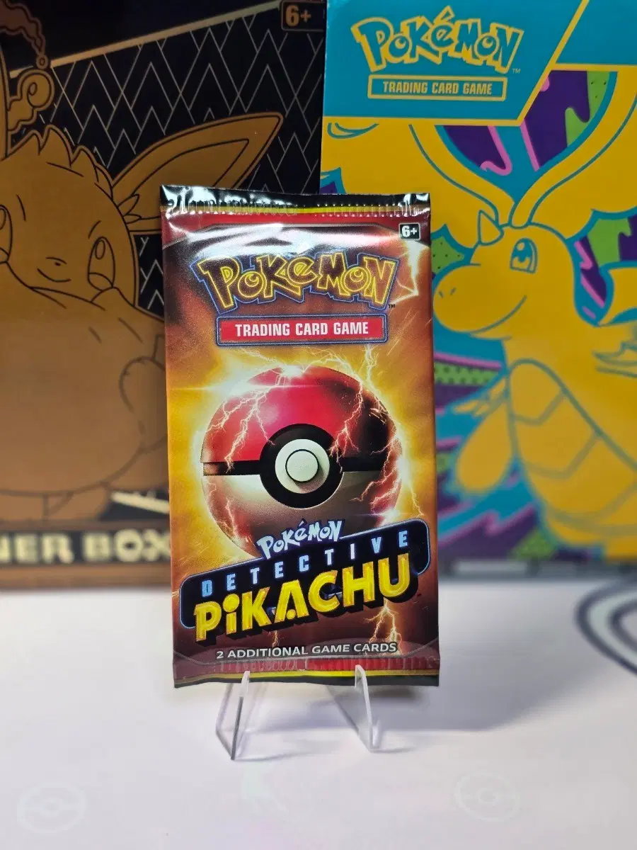 포켓몬카드 명탐정 피카츄 영문판 미개봉 미니팩 Detective Pikachu 2장입
