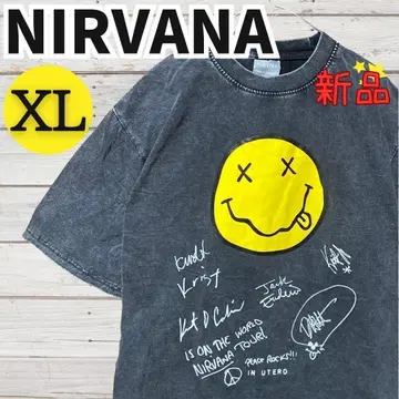 닐바나 NIRVANA 해외 밴딩 T셔츠 미사용 새상품 락 T 2805 XL
