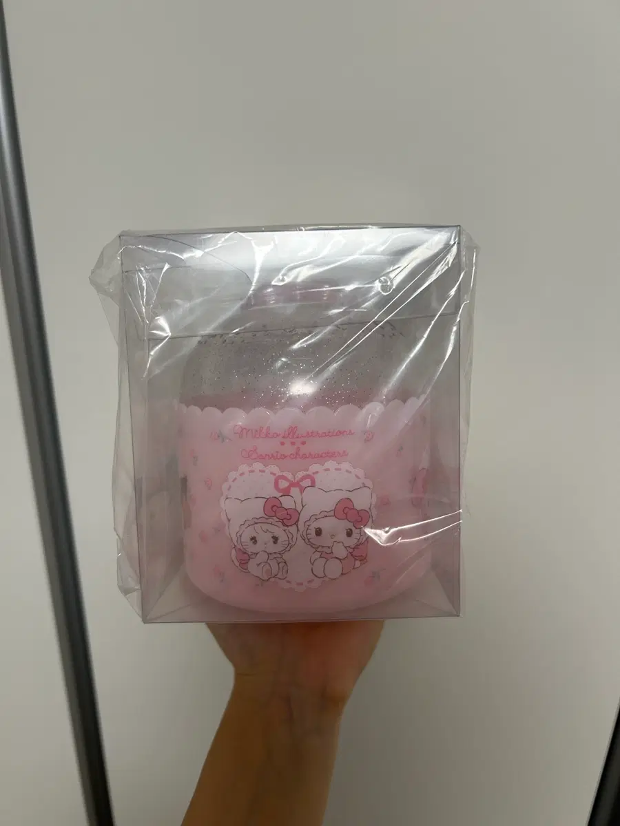산리오 미코 콜라보 소품함 보관함 돔형 케이스