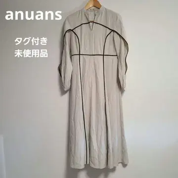 아뉴앙스 anuans 원피스 바이컬러 트리밍 디자인 원피스