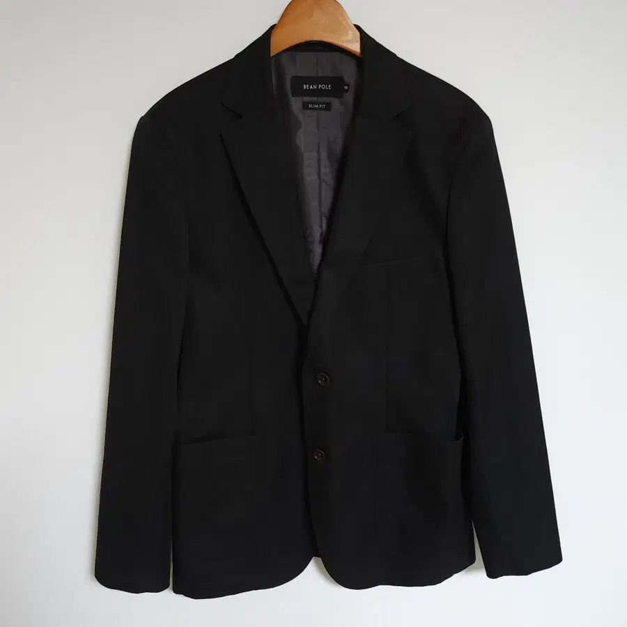 55 빈폴 블랙 남성 자수 로고 정장 블레이저 남자 자켓
