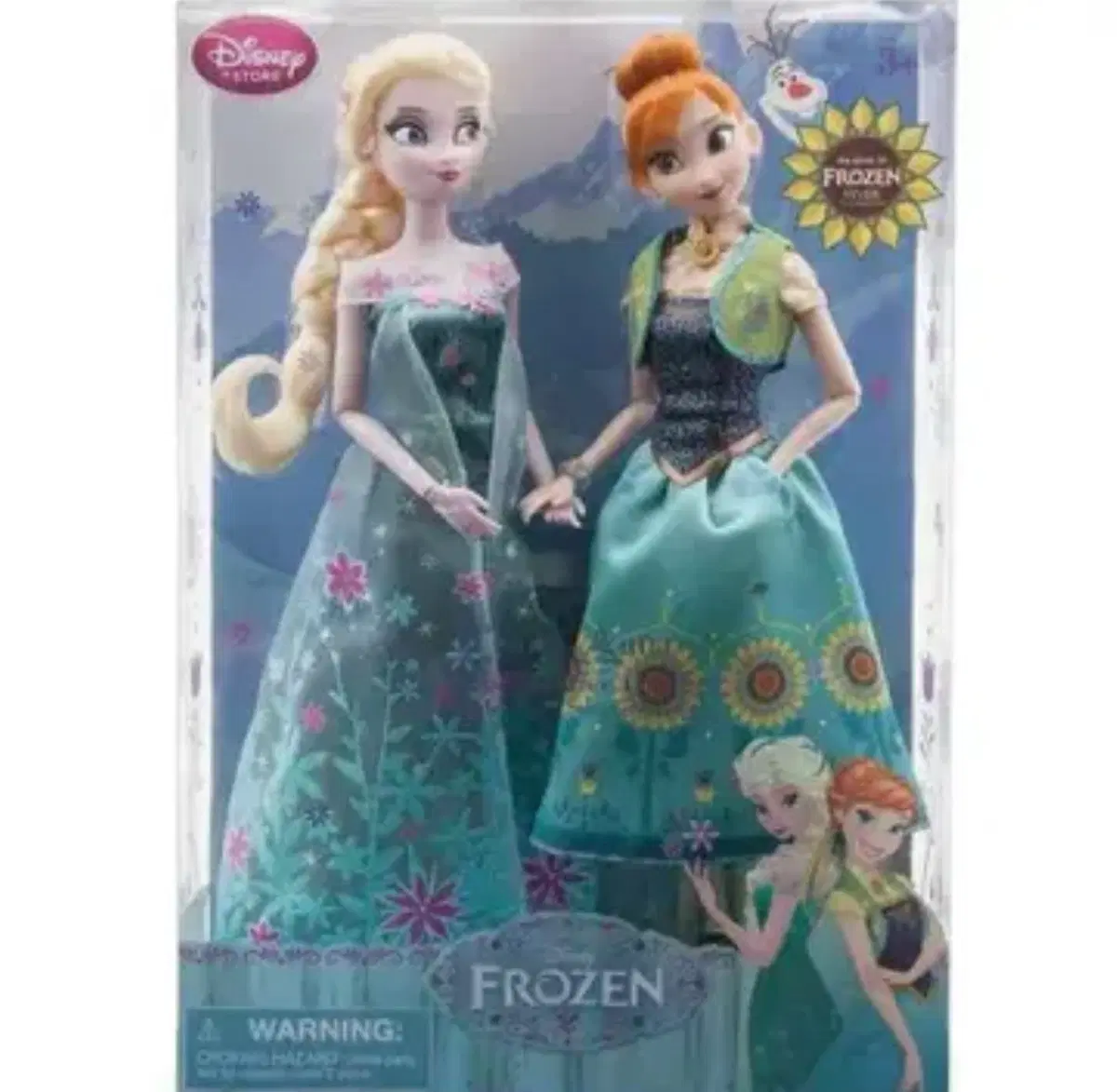 겨울왕국 엘사안나 인형 한정판frozen fever