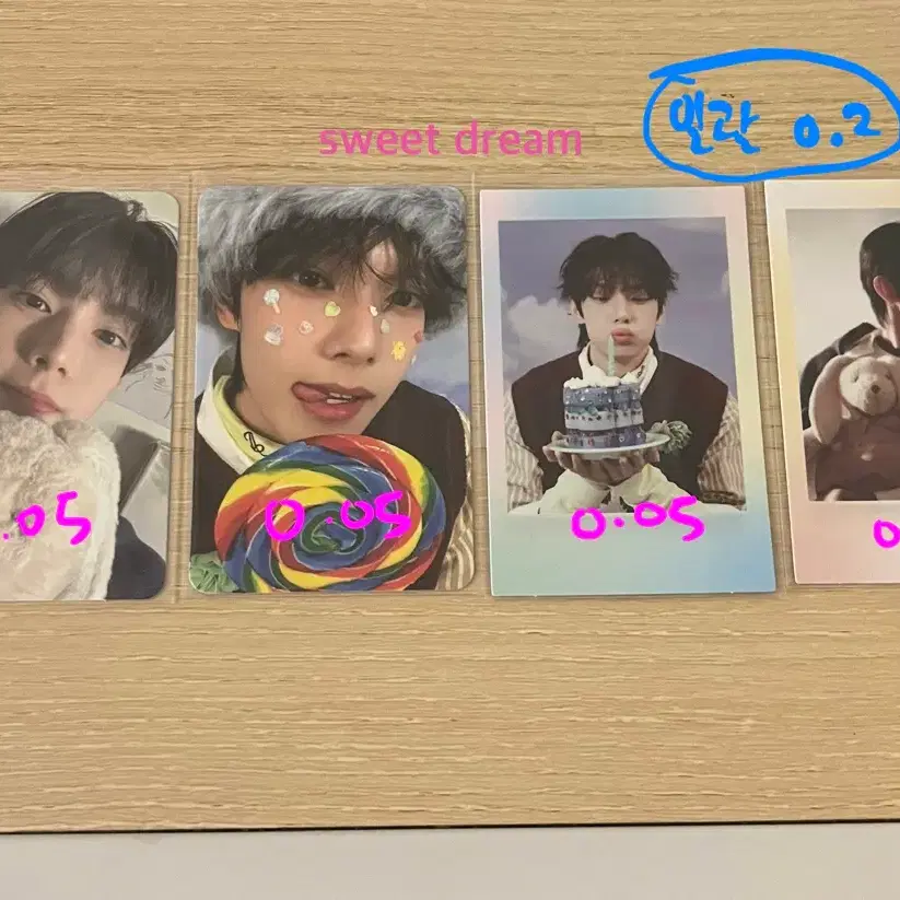 최립우 포카 판매합니다