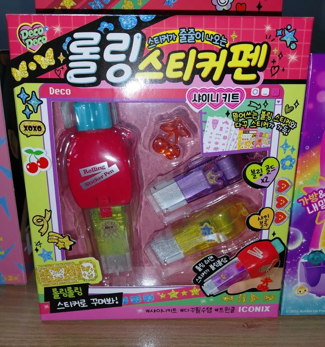 다꾸 장난감 롤링 스티커펜