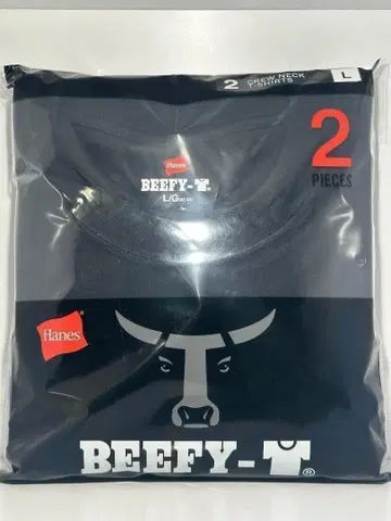 0627 BEEFY-T 비피 블랙 L 2장 세트