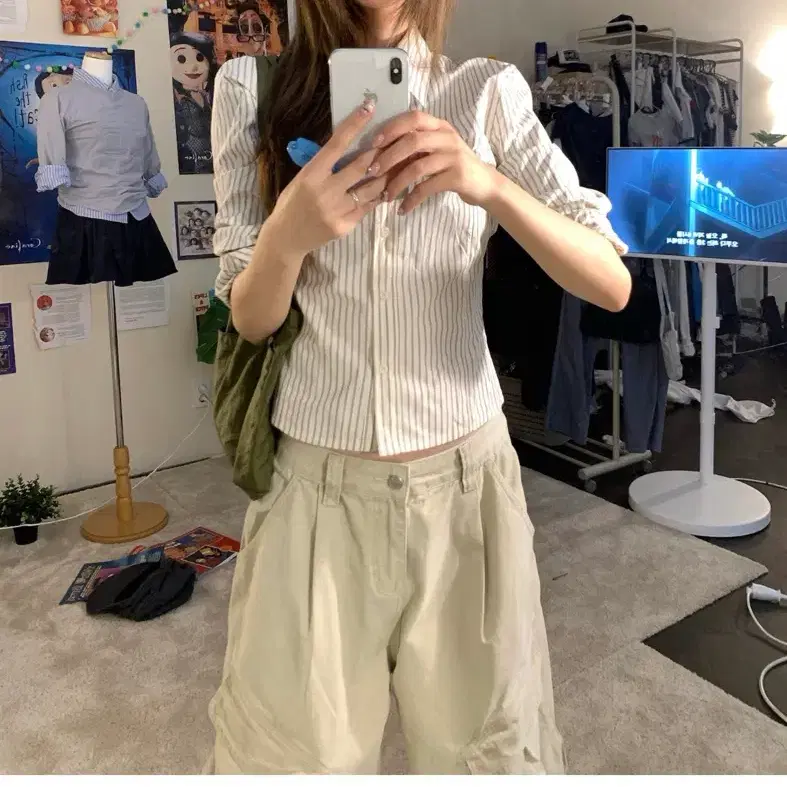 보우아카이브 Peat shirt 셔츠 베이지