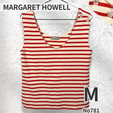 MARGARET HOWELL 마가렛호웰 면 100 보더