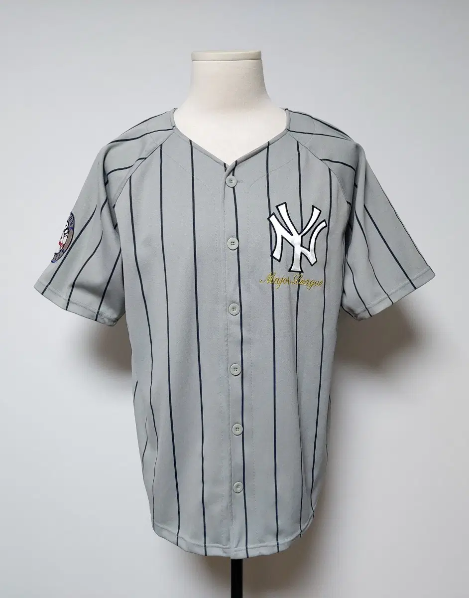 MLB 뉴욕 양키스 핀스트라이프 유니폼 셔츠(100)