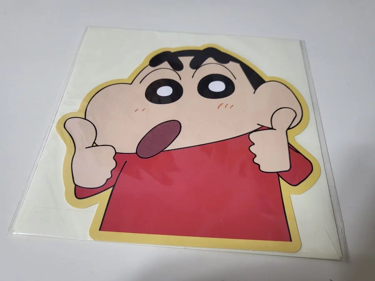 짱구 따봉 모양 카드