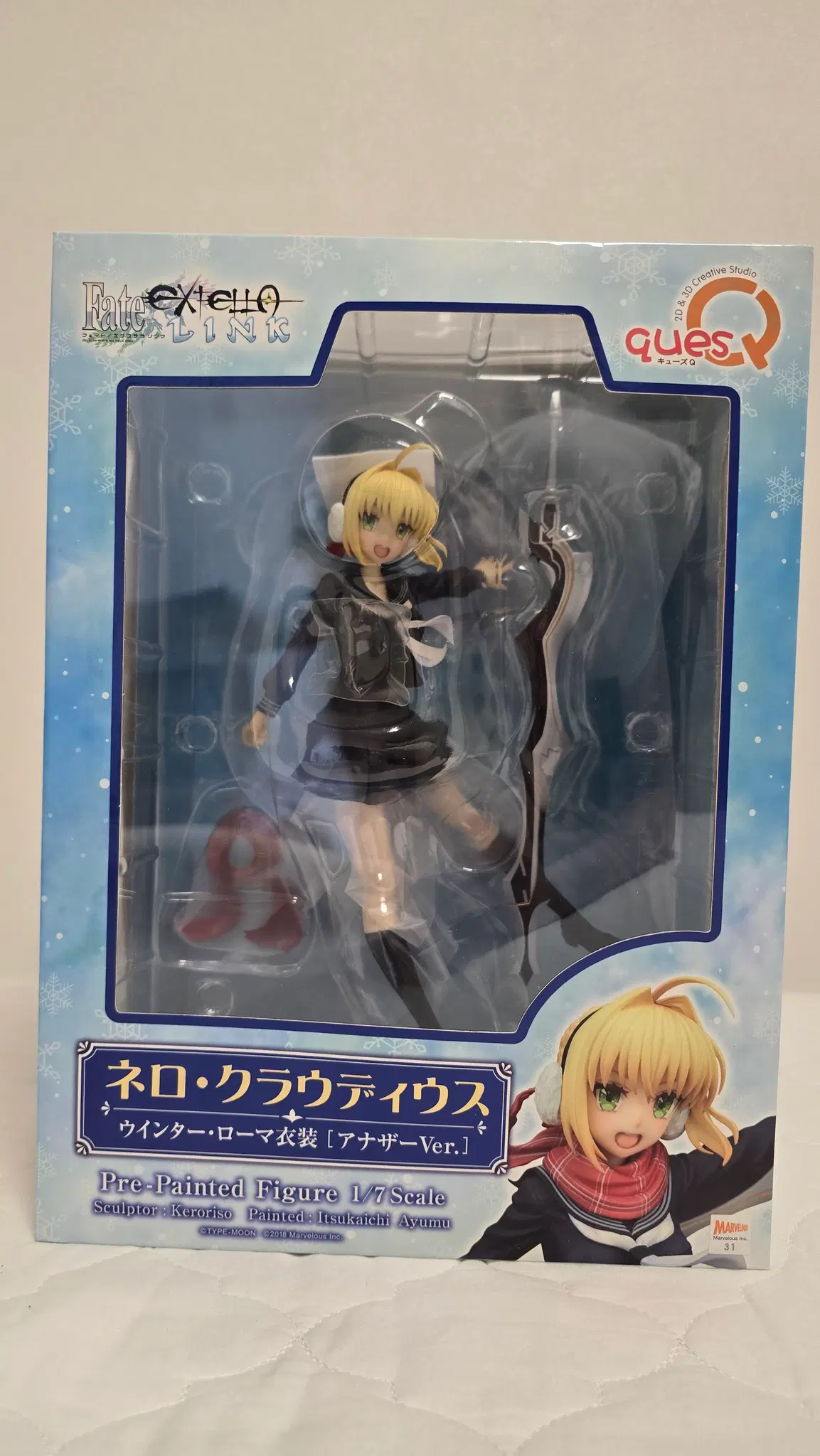 fate fgo 페이트 페그오 큐즈큐 네로 윈터 어나더 미개봉 피규어