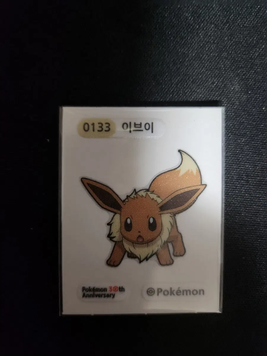 포켓몬스터 이브이 30주년 기념 띠부씰