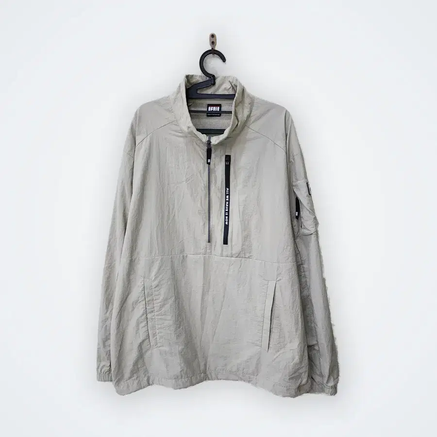 [115/3XL] 스프리스 나일론 반집업 아노락 점퍼 베이지 (빅사이즈)