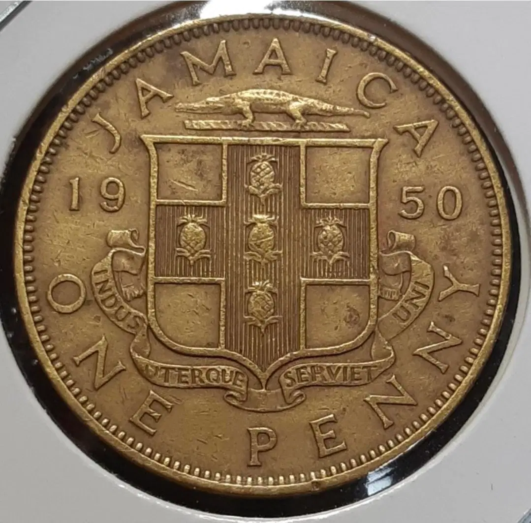 영국령 자메이카 1950년 1페니.외국주화 주화 화폐 동전