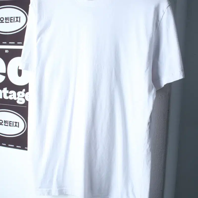 (XL) 폴햄 반팔 티셔츠 무지 화이트 기본-H37927