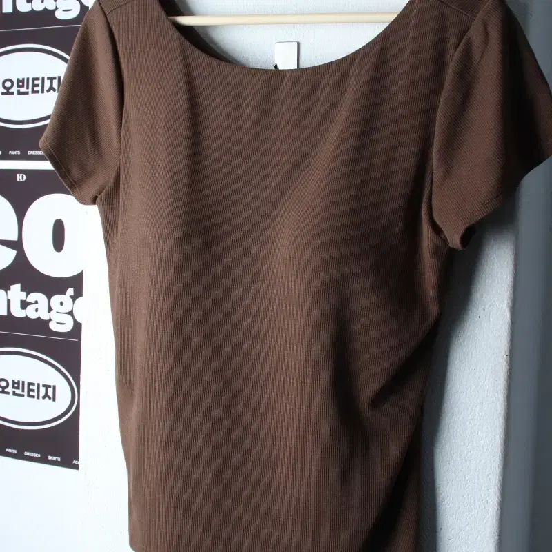 W(3XL) 유니클로 반팔 티셔츠 빅사이즈 에어리즘 골지-H37978