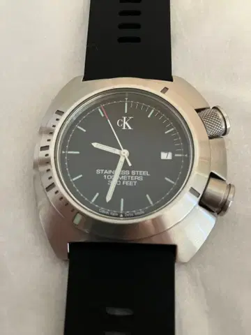가격 인하 작동 Calvin Klein 남성용 QZ 손목시계 배터리, 벨트 새상품