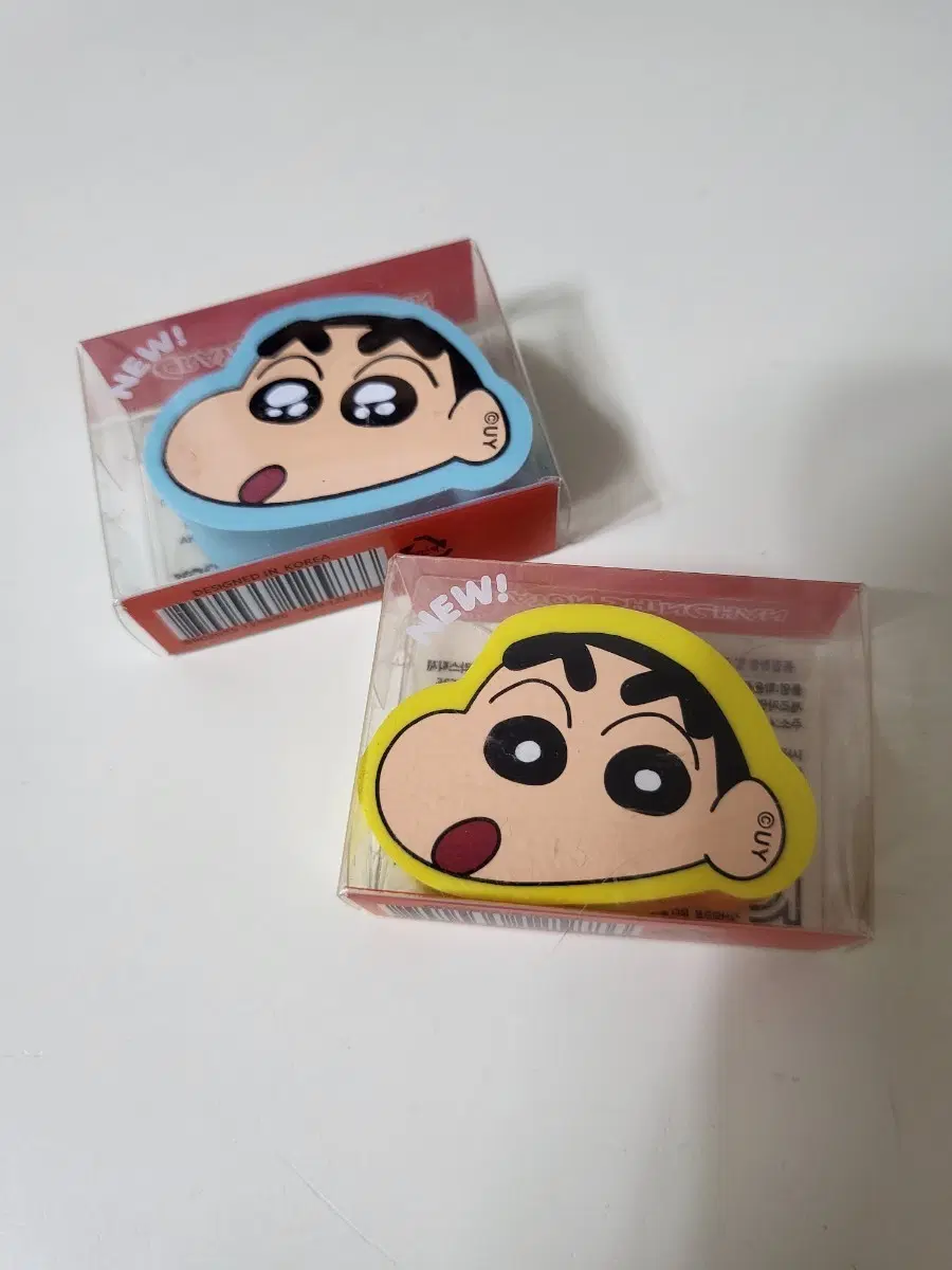 19년도 짱구 캐릭터 지우개 2종