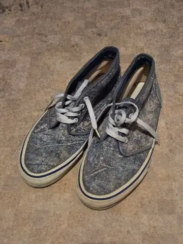 VANS 스니커즈 빈티지 USA 제조 80s 케미컬 워시