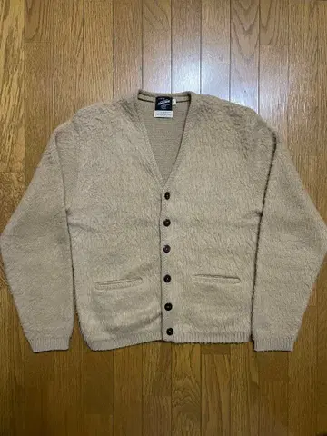 60s 내셔널 모헤어 가디건 베이지 M