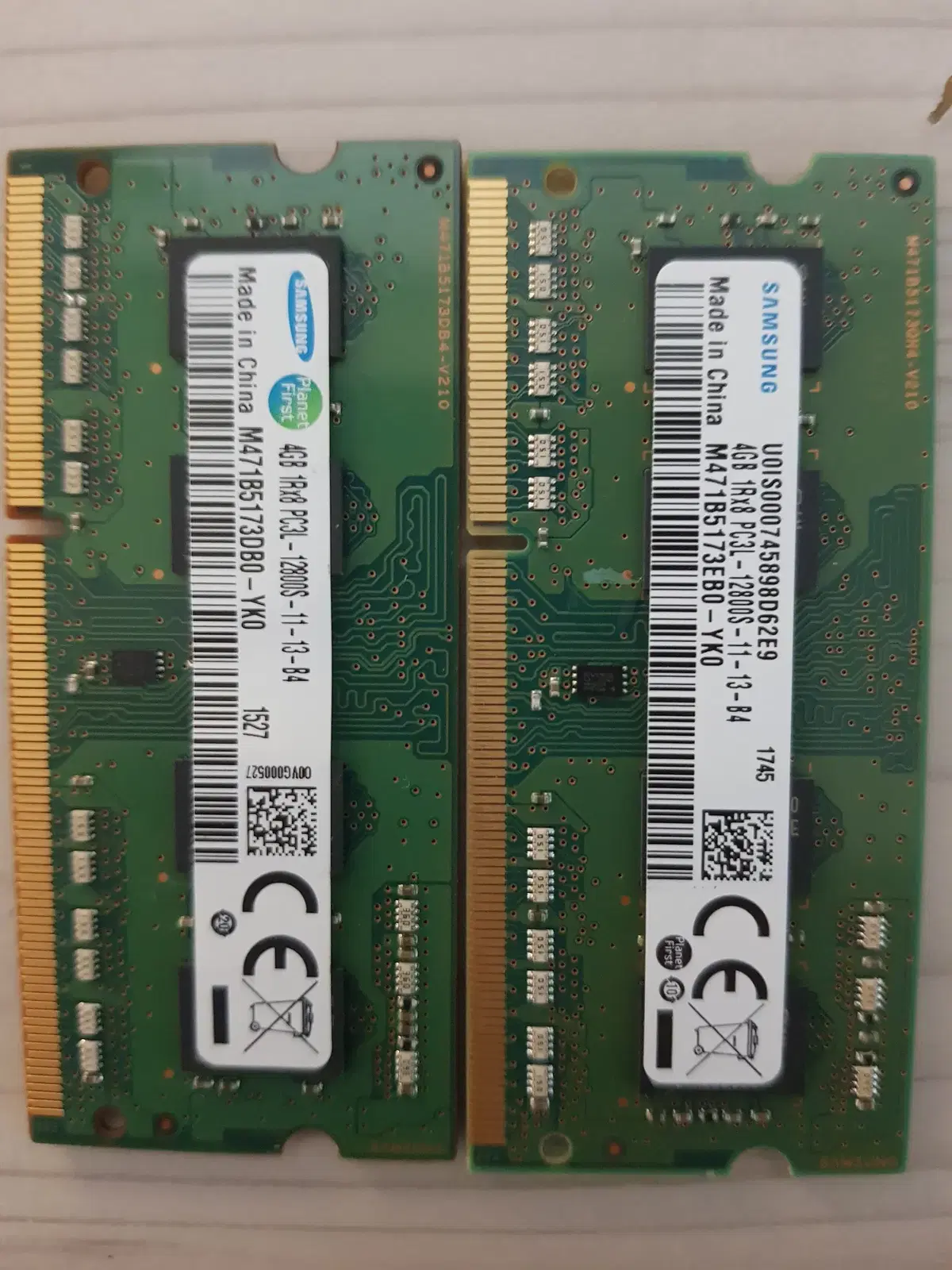 DDR3 4GB, PC3L-12800S,  삼성