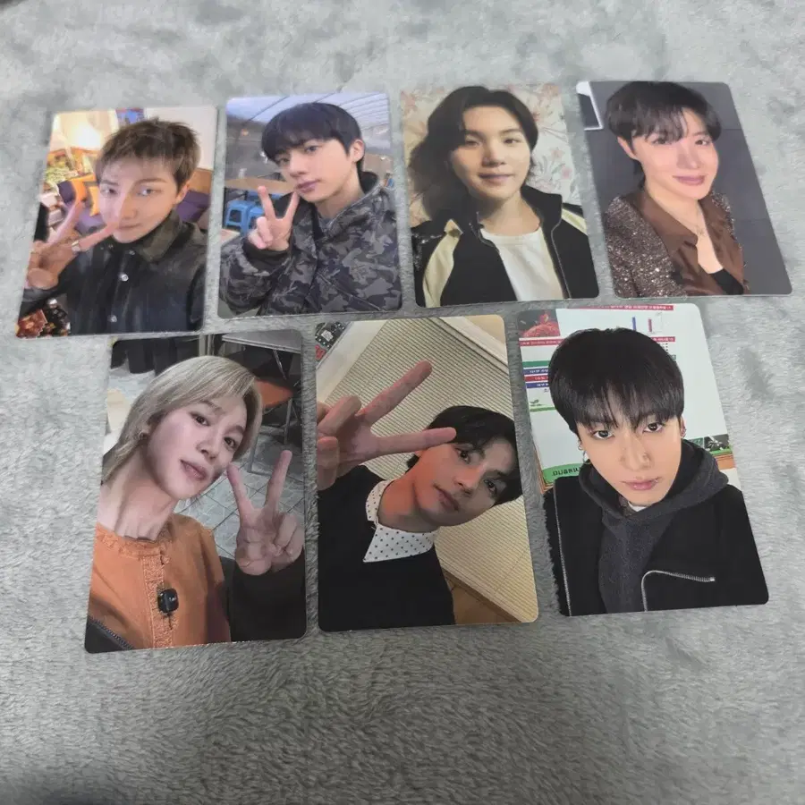 7장 일괄 아리랑 위버스 특전 포카 방탄 bts