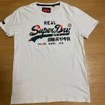 Superdry T셔츠 화이트 XL 사이즈 컨디션 최상 최종